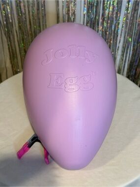 Egg Durable Dog Toy — Light Purple